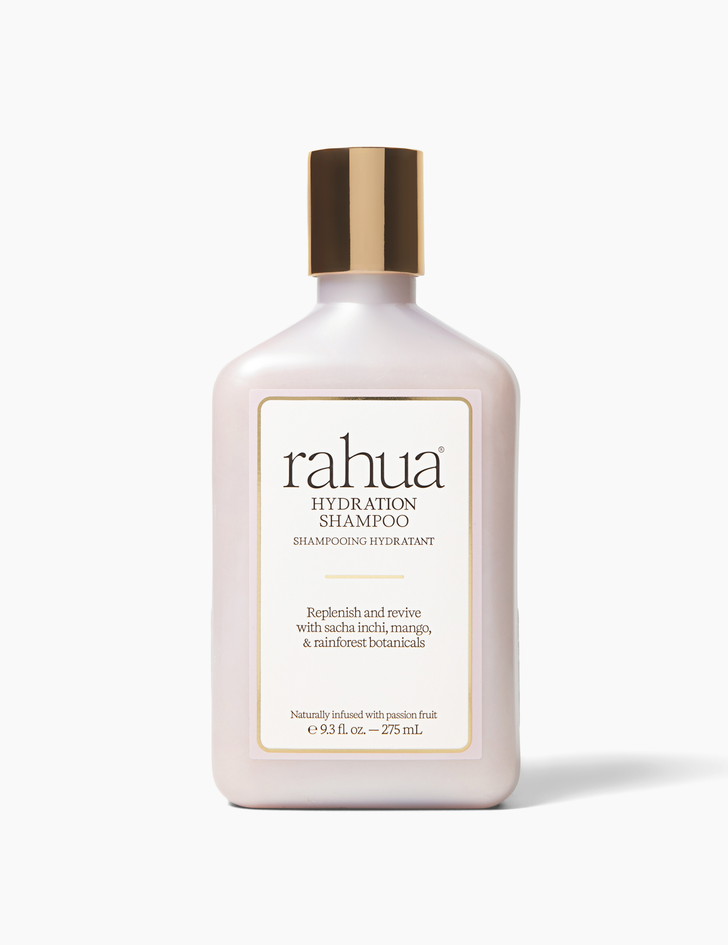 Bottle of rahua hydration shampoo on a white background|variant:93-oz